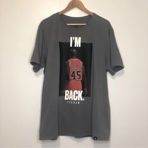 Michael Jordan I’m Back Shirt XL Mens Basketball Chicago Bulls Streetwear